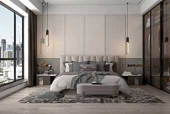江西现代风格-卧室