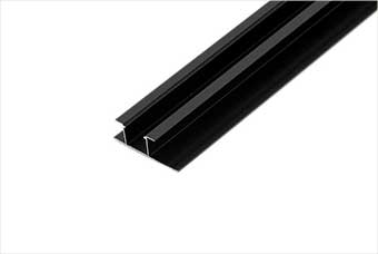 江西航空纤维墙咔铝合金带灯中条（哑黑氧化）