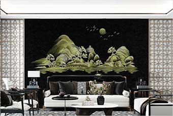 江西森佰汇航空纤维墙咔（湖光山色）